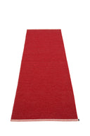 Picture of Röd Pappelina matta MONO Dark Red/Red 70 x 200 cm / 2 ÂŒ' x 6 œ'