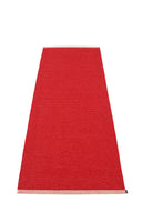 Picture of Röd Pappelina matta MONO Coral Red/Red 70 x 200 cm / 2 ¼' x 6 ½'