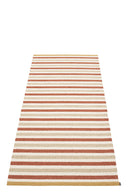 Picture of Röd/Beige/Vit Pappelina matta TEO Brick/Beige/Vanilla 85 x 200 cm / 2 Ÿ' x 6 œ'