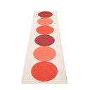 Picture of Vit/Röd Pappelina matta OTTO Background Vanilla/Berry 70 x 280 cm / 2 ¼' x 9'