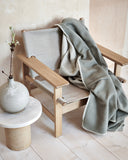 YLVA Blanket Dark Linen