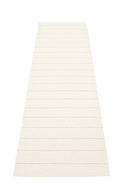 Picture of Vit Pappelina matta CARL Vanilla/White 70 x 270 cm / 2 ¼' x 8 ¾'