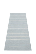 Picture of Blå Pappelina matta CARL Blue Fog 70 x 180 cm / 2 ¼' x 6'