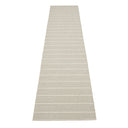 Picture of Grey Pappelina plastic rug CARL Linen/Beige 70 x 450 cm / 2 ¼' x 14 ¾'
