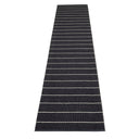 Picture of Black/Grey Pappelina plastic rug CARL Black/Charcoal 70 x 450 cm / 2 ¼' x 14 ¾'