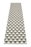 Picture of Grå Pappelina matta DANA Warm Grey/Charcoal/Vanilla 70 x 335 cm / 2 ¼' x 11'