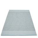 Picture of Blue/Grey Pappelina plastic rug EDIT Dove Blue/Blue Fog/Stone Metallic 230 x 320 cm / 7 ½’ x 10 ½’