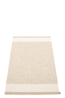 Picture of Beige/Vit Pappelina matta EDIT Beige/Vanilla/Beige Metallic 85 x 160 cm / 2 ¾' x 5 ¼'
