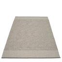 Picture of Grey/Muilticolor Pappelina plastic rug EDIT Charcoal/Warm Grey/Stone Metallic 230 x 320 cm / 7 ½’ x 10 ½’