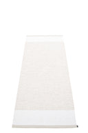 Picture of Grå/Vit Pappelina matta EDIT Fossil Grey/White/White Metallic 70 x 200 cm / 2 ¼' x 6 ½'