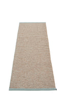 Picture of Blå/Turkos/Brun Pappelina matta EFFI Haze/Rust/Vanilla 70 x 200 cm / 2 ¼' x 6 ½'