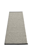 Picture of Svart/Grå Pappelina matta EFFI Black/Warm Grey/Vanilla 70 x 200 cm / 2 ¼' x 6 ½'