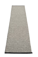 Picture of Svart/Grå Pappelina matta EFFI Black/Warm Grey/Vanilla 70 x 300 cm / 2 ¼' x 9 ¾'
