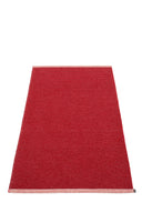 Picture of Röd Pappelina matta MONO Dark Red/Red 85 x 160 cm / 2 ¾' x 5 ¼'