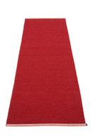 Picture of Röd Pappelina matta MONO Dark Red/Red 85 x 260 cm / 2 ¾' x 8 ½'