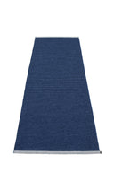 Picture of Blå Pappelina matta MONO Dark Blue/Denim 70 x 200 cm / 2 ¼' x 6 ½'