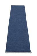 Picture of Blå Pappelina matta MONO Dark Blue/Denim 70 x 300 cm / 2 ¼' x 9 ¾'