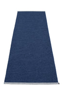 Picture of Blå Pappelina matta MONO Dark Blue/Denim 85 x 260 cm / 2 ¾' x 8 ½'