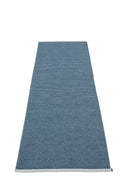 Picture of Blå Pappelina matta MONO Ocean Blue/Dove Blue 70 x 200 cm / 2 ¼' x 6 ½'
