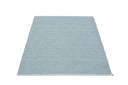 Picture of Blå Pappelina matta MONO Blue Fog 140 x 200 cm / 4 ½' x 6 ½'