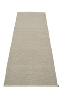 Picture of Grå Pappelina matta MONO Dark Linen/Linen 85 x 260 cm / 2 ¾' x 8 ½'