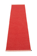 Picture of Röd Pappelina matta MONO Coral Red/Red 70 x 300 cm / 2 ¼' x 9 ¾'