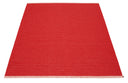 Picture of Röd Pappelina matta MONO Coral Red/Red 230 x 320 cm / 7 ½’ x 10 ½’
