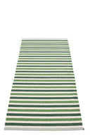 Picture of Grön/Vit Pappelina matta TEO Dark Green/Grass Green/Vanilla 85 x 200 cm / 2 ¾' x 6 ½'