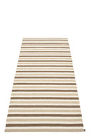 Picture of Brun/Beige/Vit Pappelina matta TEO Brown/Beige/Vanilla 85 x 200 cm / 2 ¾' x 6 ½'