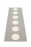 Picture of Grå Pappelina matta VERA Warm Grey/Vanilla 70 x 225 cm / 2 ¼' x 7 ½'