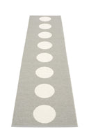 Picture of Grå Pappelina matta VERA Vanilla/Warm Grey 70 x 300 cm / 2 ¼' x 9 ¾'