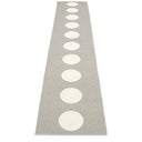 Picture of Grey Pappelina plastic rug VERA Warm Grey 70 x 450 cm / 2 ¼' x 14 ¾'