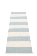 Picture of Vit/Blå Pappelina matta BOB Vanilla/Blue Fog 70 x 225 cm / 2 ¼' x 7 ½'