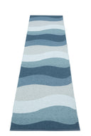 Picture of Blå/Multi Pappelina matta URVI Water 70 x 300 cm / 2 ¼' x 9 ¾'