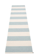 Picture of Vit/Blå Pappelina matta BOB Vanilla/Blue Fog 70 x 300 cm / 2 ¼' x 9 ¾'