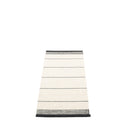 Picture of Svart/Vit Pappelina matta BELLE Black 60 x 125 cm / 2' x 4'