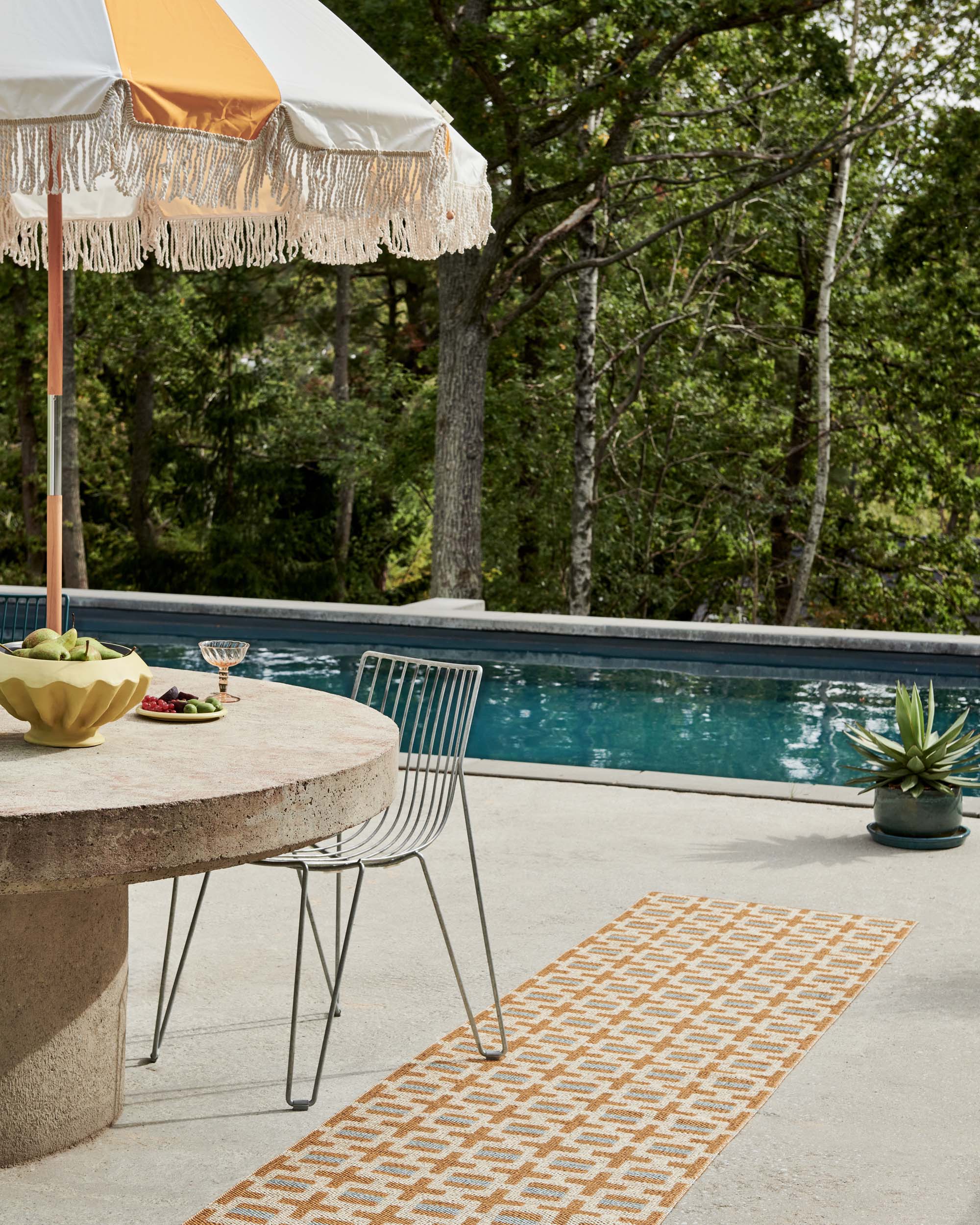 TOM Ochre - Runner Rug – Pappelina