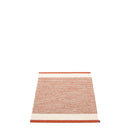 Picture of Röd/Vit Pappelina matta EDIT Brick/Vanilla/Linen Metallic 60 x 85 cm / 2' x 2 ¾'