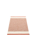 Picture of Röd/Vit Pappelina matta EDIT Brick/Vanilla/Linen Metallic 70 x 120 cm / 2 ¼' x 4'