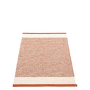 Picture of Röd/Vit Pappelina matta EDIT Brick/Vanilla/Linen Metallic 85 x 160 cm / 2 ¾' x 5 ¼'