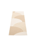 Picture of Beige Pappelina matta HILL Vanilla/Cream/Beige 70 x 180 cm / 2 ¼' x 6'