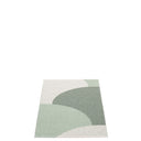 Picture of Grön/Grå Pappelina matta HILL Misty Mint/Army/Fossil Grey 70 x 90 cm / 2 ¼' x 3'