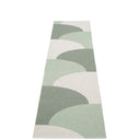 Picture of Grön/Grå Pappelina matta HILL Misty Mint/Army/Fossil Grey 70 x 270 cm / 2 ¼' x 8 ¾'