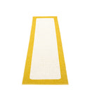 Picture of Gul/Vit Pappelina matta ILDA Mustard/Vanilla 70 x 240 cm / 2 ¼' x 8'