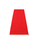 Picture of Red Pappelina matta MONO Coral Red/Red 70 x 200 cm / 2 ¼' x 6 ½'
