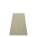 Picture of Grön/Vit Pappelina matta NOA Dark Olive/Vanilla/Warm Grey Edge 70 x 150 cm / 2 ¼' x 5'