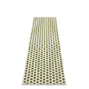 Picture of Grön/Vit Pappelina matta NOA Dark Olive/Vanilla/Warm Grey Edge 70 x 250 cm / 2 ¼' x 8 ¼'
