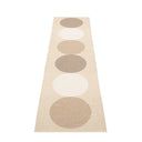 Picture of Vit/Brun/Beige Pappelina matta OTTO Grain/Background Cream 70 x 280 cm / 2 ¼' x 9'