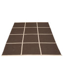 CRISS Dark Brown Area Rug