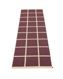 CRISS Burgundy Runner Rug